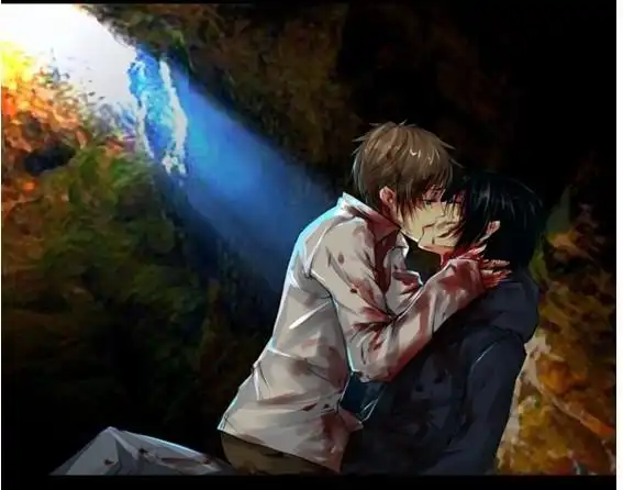 张起灵和吴邪穿着白衬衫一起哭的图片是谁画的