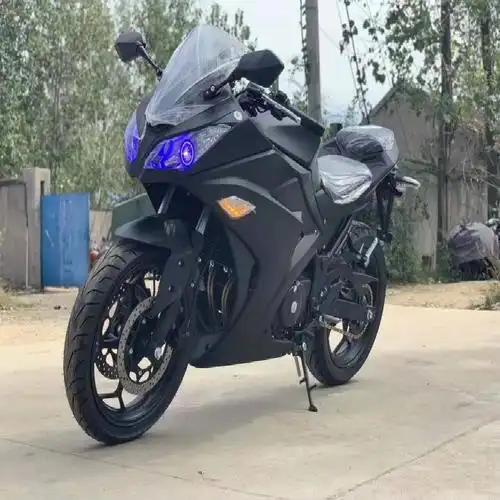 二手小忍者摩托车双缸水冷350cc北极光250机车地平线趴赛跑车整车-1