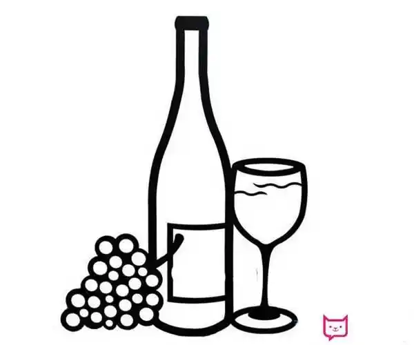 酒简笔画 酒坛简笔画