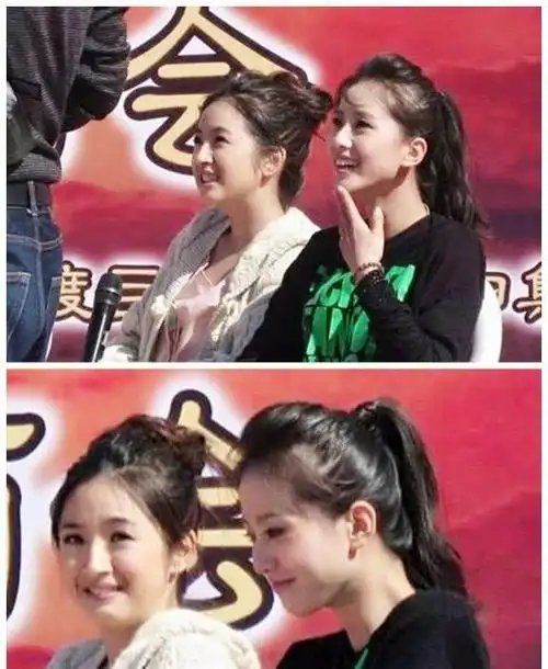 刘诗诗和林依晨合影去掉美颜和滤镜后没有对比就没有难过