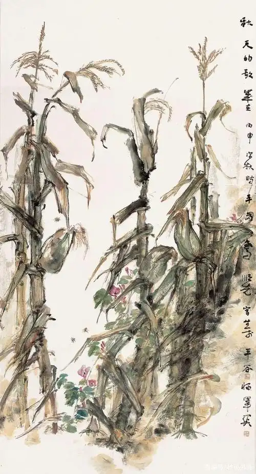 田野畅想曲:马顺先的玉米写生