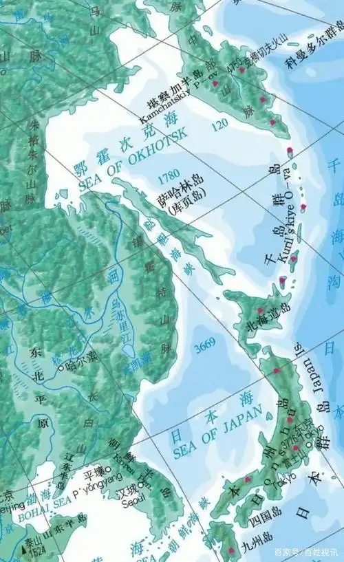 俄罗斯萨哈林岛,如同一把尖刀悬在日本群岛北边,这里也叫库页岛_高等