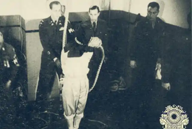 直击南京大屠杀主犯松井石根处决现场绞刑架上挣扎了12分30秒