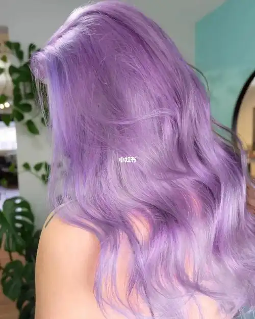 rose同款薄藤紫_显白_发色_rose_掉色_灰紫色_染发膏_时尚_发型