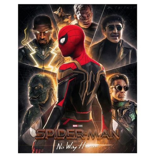 蜘蛛侠:英雄无归 电影海报贴画  no way home漫威电影海报贴画