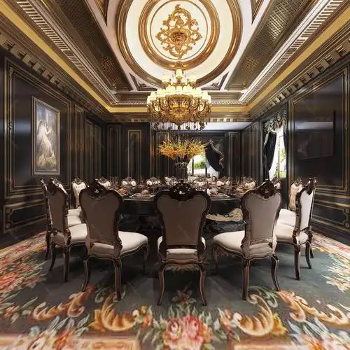 欧式酒店豪华包厢全景 18705650100