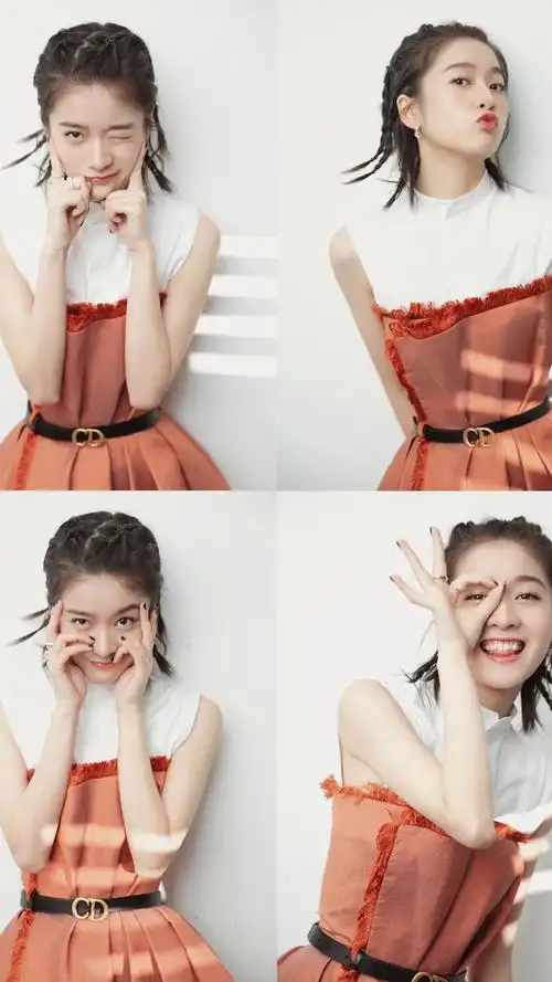 张雪迎可爱俏皮写真手机壁纸_明星_手机壁纸下载_美桌网