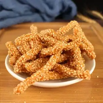 山香脆芝麻条传统糕点老式手工零食点心芝麻棒芝麻酥批发芝麻脆条400g