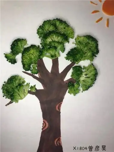 株洲小学生脑洞大开瓜果蔬菜拼出千幅画作