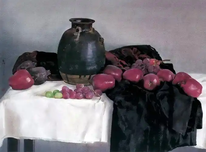 学习资料水彩写实静物画法刘寿祥