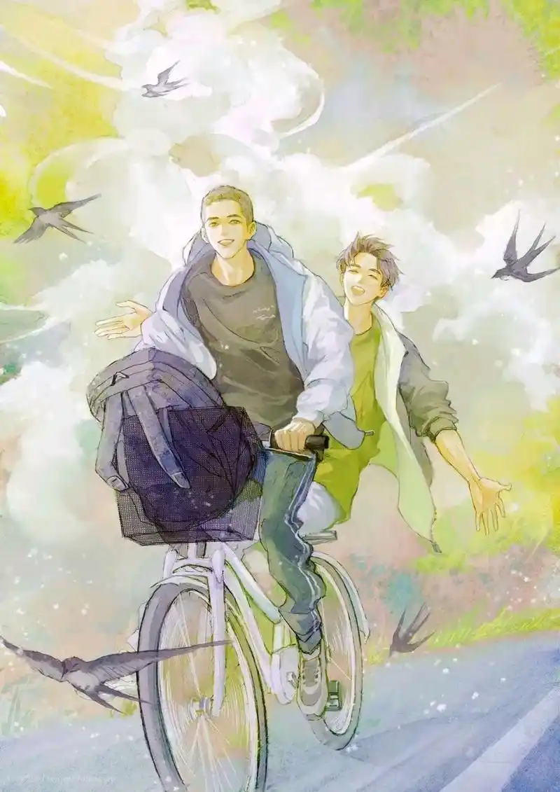 是青春被描绘出来的模样~  #撒野# #撒野顾飞蒋丞#   画师lof:踏月锦