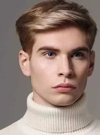 欧美方脸男生造型 短发感觉帅气时尚