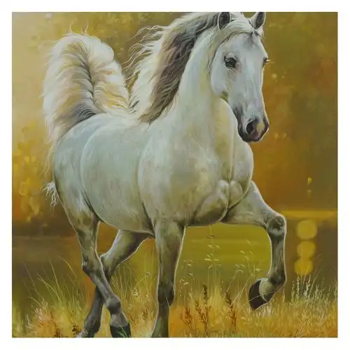 【双十二】匿名拍卖《一马当先》 布面油画