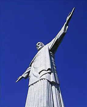 耶稣,救世主,雕塑,基督山,里约热内卢,巴西