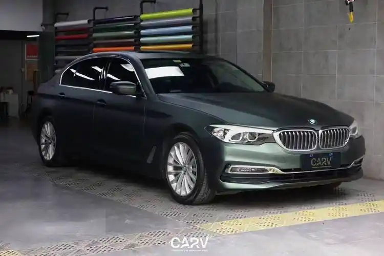 宝马5系卡孚改色膜超亚墨绿_搜狐汽车_搜狐网