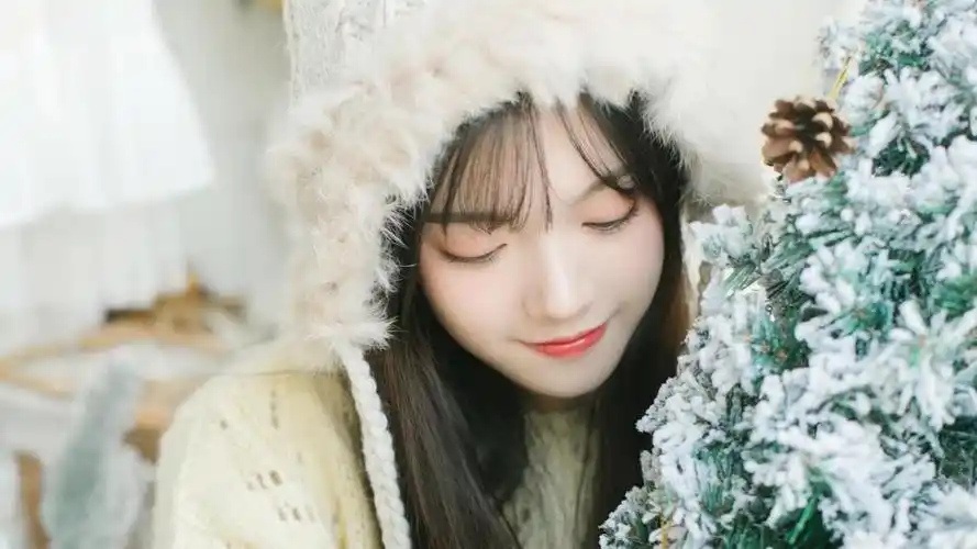 白嫩美女清新甜美风私房写真,高清壁纸图片,可爱美女-回车桌面