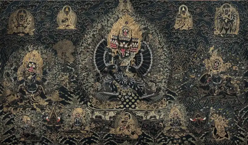 沃唐卡编号ac96732:大威德金刚