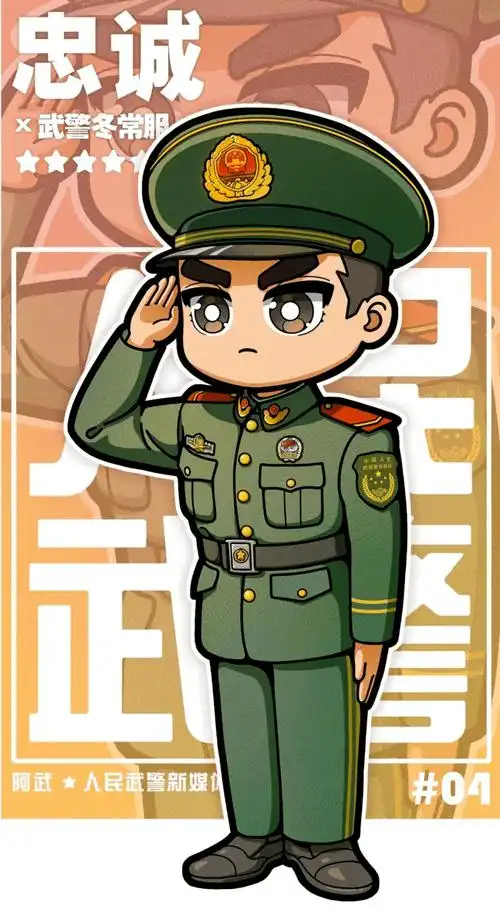 人民武警ip形象真人挑战,你最喜欢哪一款?_刘粤商_汪昌喜_朝炜