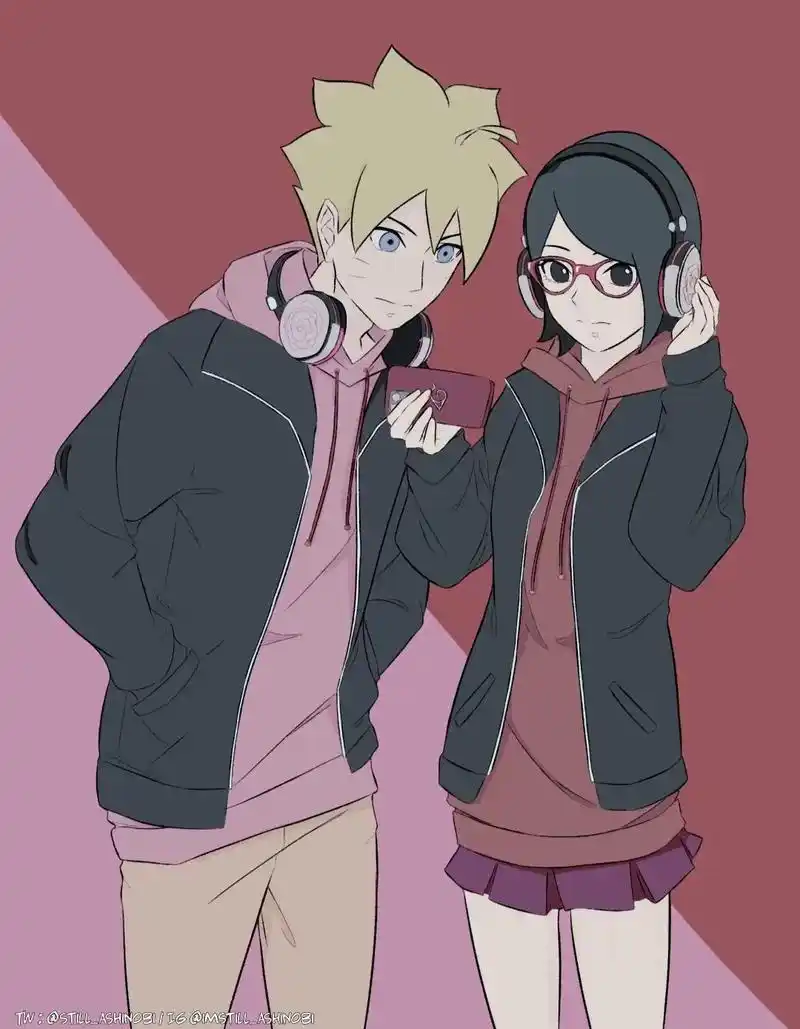 一定要在一起啊#博娜#漩涡博人#宇智波佐良娜 - 抖音