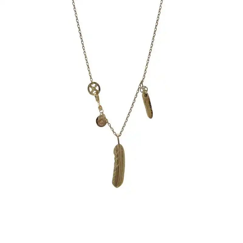 高桥项链.3832353236 高桥吾郎  18k纯金羽毛 - 抖音