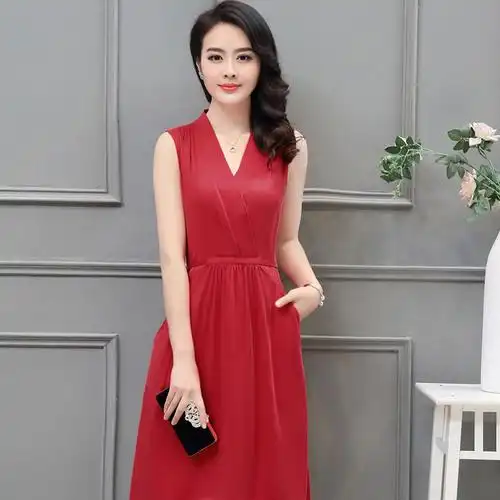 优雅真丝连衣裙,穿出高贵女王范! - 天猫精选