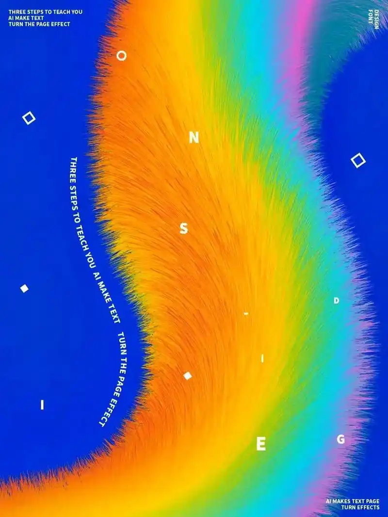 毛绒背景素材效果96教程分享#ai教程 #设计教程 #海报设 - 抖音