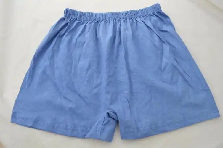 中老年纯棉内裤加肥加大码男女平角裤头全棉平脚短裤男士平角裤