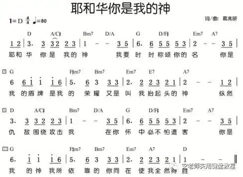 耶和华你是我的神