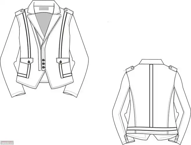 设计稿超酷的两款西装电脑平面图