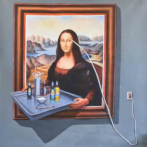 手工定制图片艺术墙画三维油画