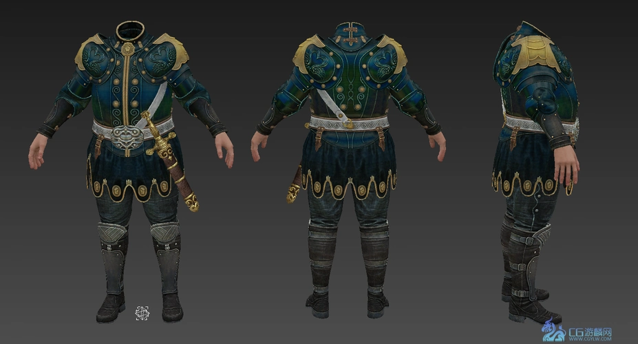 次世代npc护卫长角色模型