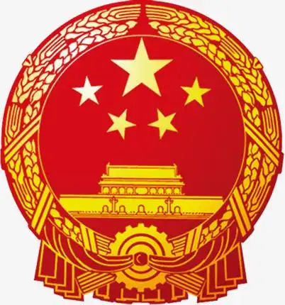 本作品全称为《红色党政风一枚耀眼的党徽创意元素》,在整个配色上