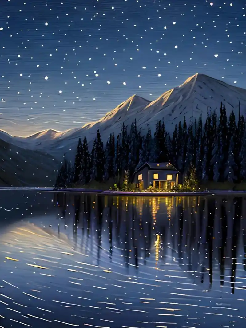 夜深人静的时候 夜深人静,万籁俱寂.