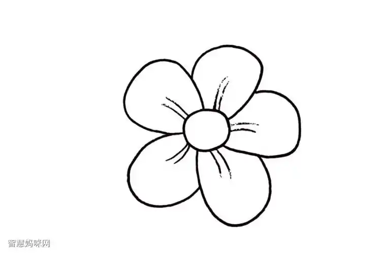 桃花简笔画画法步骤