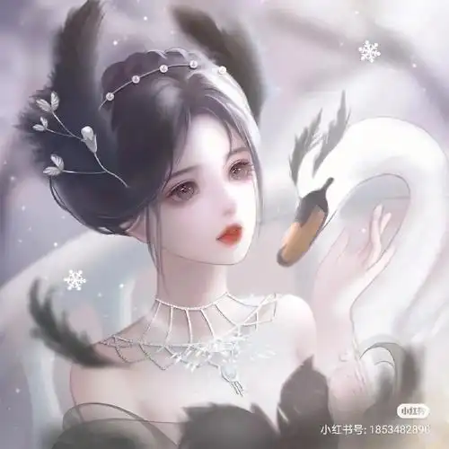 黑白天鹅闺蜜头像