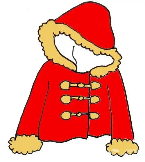 卡通画斗篷的简笔画绘画步骤五披风在中国清代 ,主要用作上层社会妇女