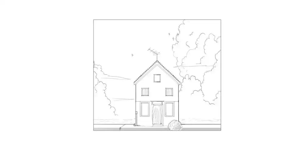 辅导专区 作业详情作业目的:通过对室外场景的物件进行线稿的绘制