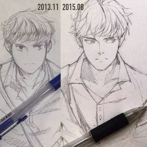 大神蜕变的秘密:四年时间坚持手绘,日本二次元插画师用一支铅笔走红