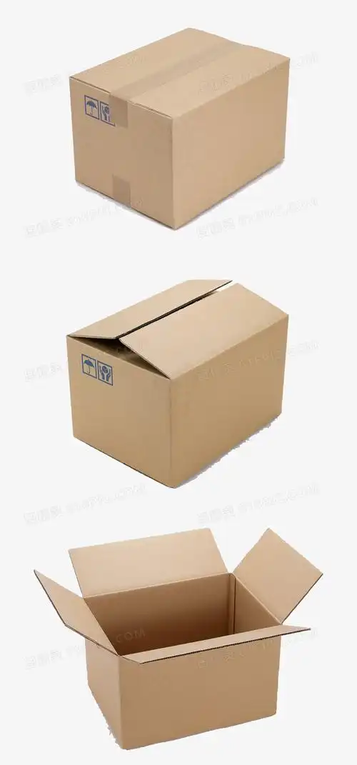 3张空白纸箱高清图片图片免费下载_png素材_编号vj9ix8ggz_图精灵