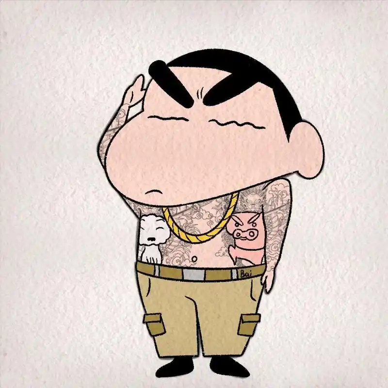 salute敬礼(另附简笔画教程) 社会我新哥