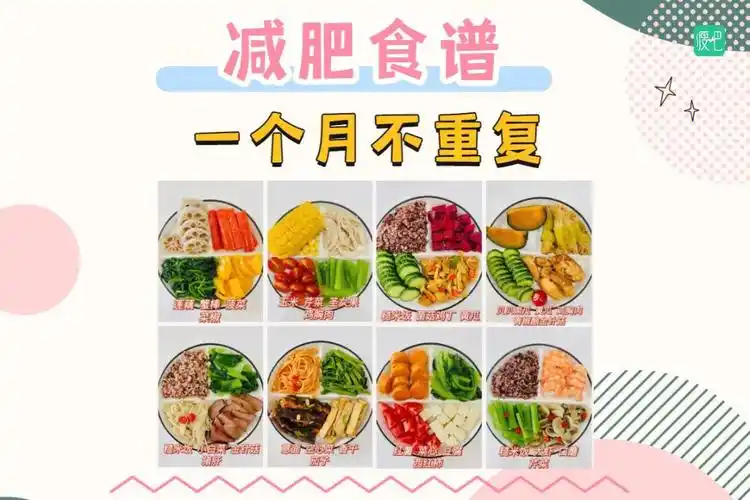 值得收藏超强减肥食谱一个月不重复