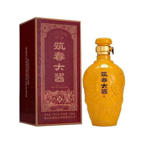 筑春 筑春大酱 黄龙瓶 贵州茅台镇酱香型白酒 新老包装随机发货 53度