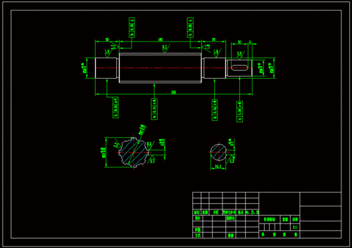 矩形齿花键轴加工工艺及铣键槽夹具设计 - 零部件模型图纸 - 沐风网