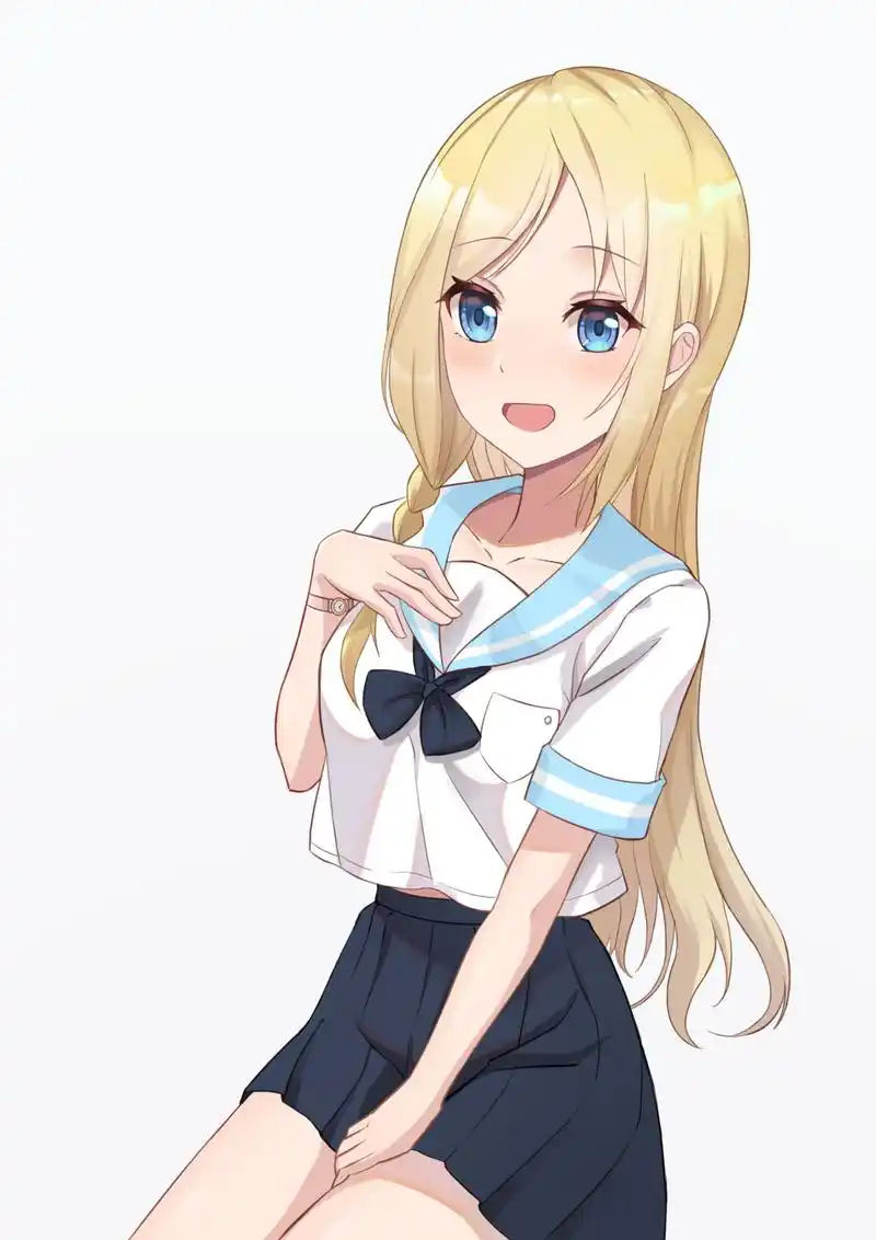 日漫《辉夜大小姐》里古灵精怪的"早坂爱"的高清插画壁纸