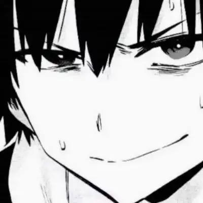 沫兮动漫黑白漫男生优质头像