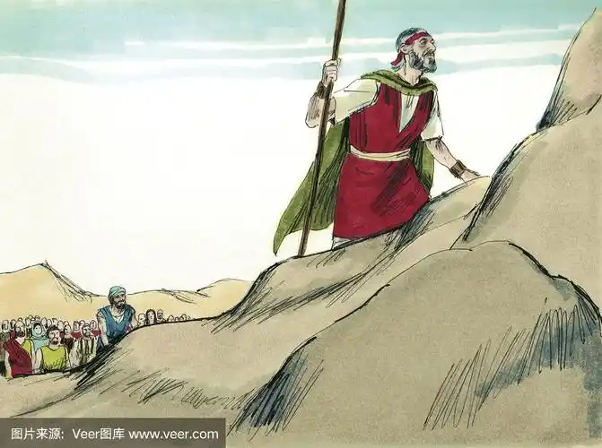 摩西,以色列人和山