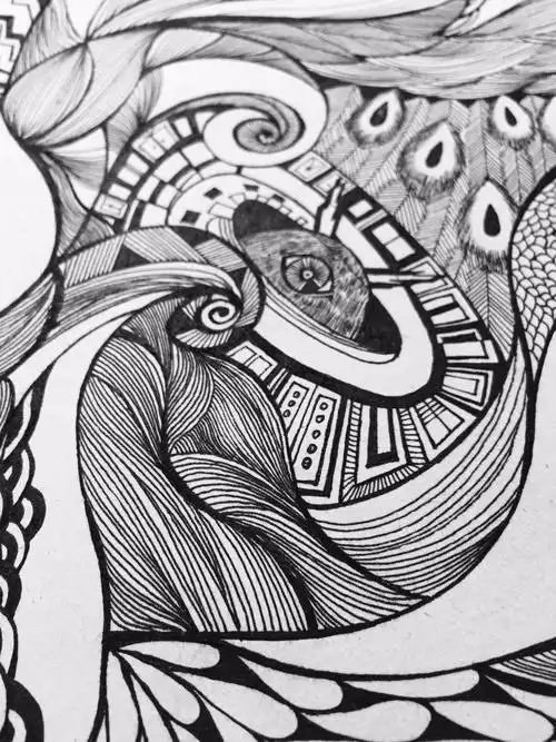 装饰画线条 黑色装饰画线条