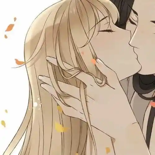 情侣头像一男一女接吻,亲亲抱抱举高高