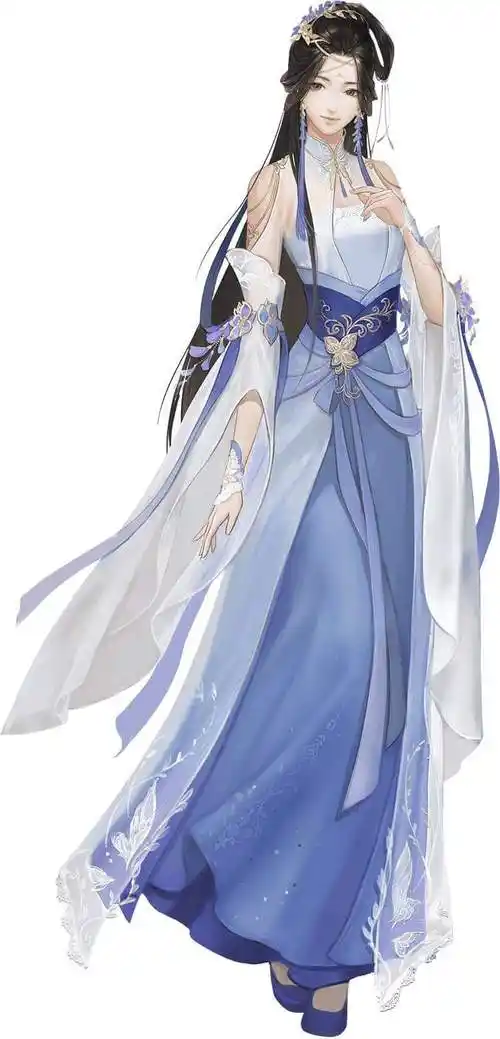 遇见逆水寒女角色全身立绘