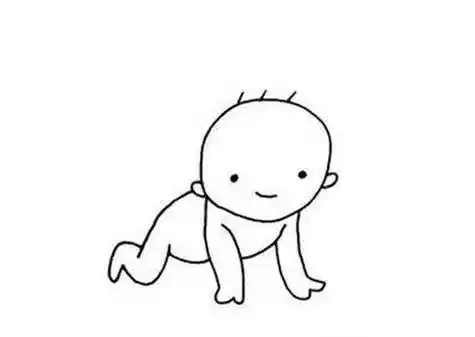 宝宝简笔画 宝宝简笔画5岁